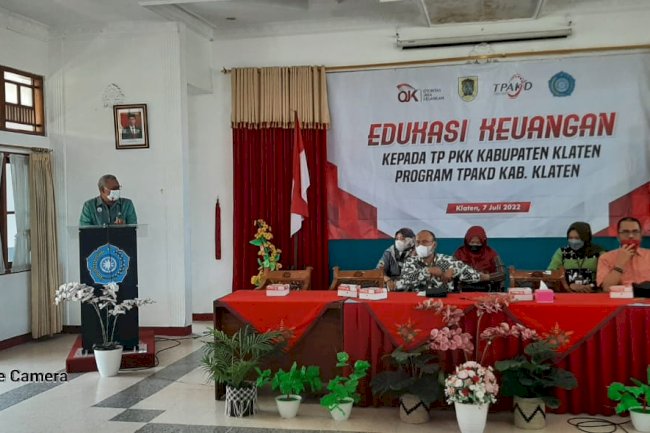 "Sosialisasi Akses Keuangan Formal Kepada TP PKK Kabupaten Klaten"