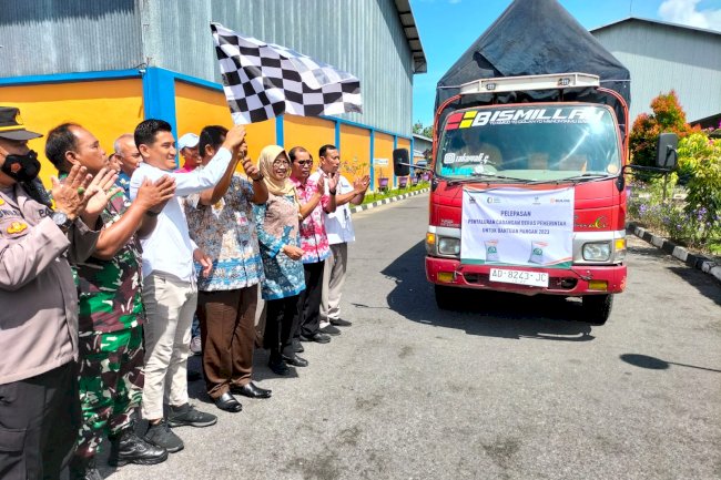 Pelepasan Penyaluran Cadangan Beras Pemerintah untuk Bantuan Pangan 2023  Kabupaten Klaten 