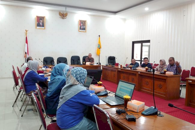 Rapat membahas Penganggaran SILPA DBHCHT sampai dengan Tahun 2022