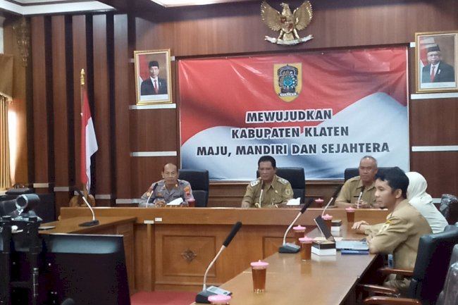 Zoom Meeting Rapat Koordinasi Pengendalian Inflasi Daerah Tahun 2023