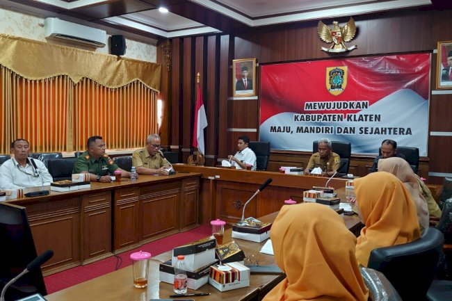 Rapat Koordinasi Pengendalian Inflasi Pangan di Kabupaten Klaten 