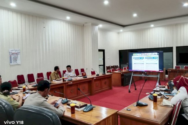 Zoom Meeting Rapat Koordinasi Pengendalian Inflasi Daerah 2025