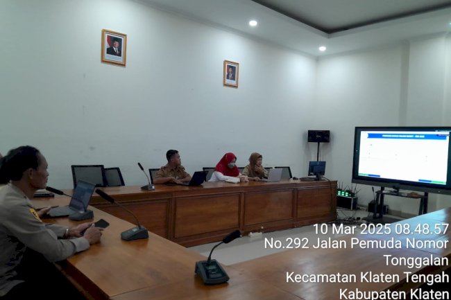 Zoom Meeting Rakor Pengendalian Inflasi Daerah Tahun 2025 dan Pembahasan Antisipasi Cuaca Ekstrem pada Periode Idul Fitri 1446 H 