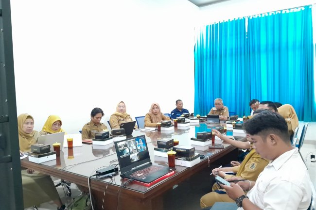 Zoom Meeting Rakornas Pengendalian Inflasi Daerah