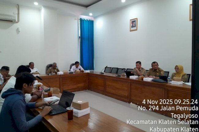 Zoom Meeting Rapat Koordinasi Pengendalian Inflasi Daerah