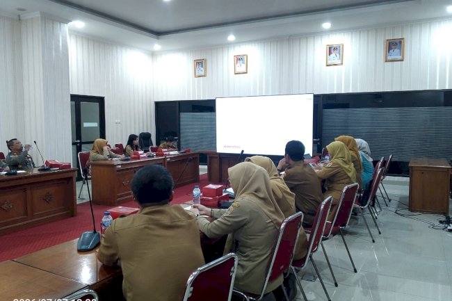 Rapat Pembahasan Laporan Semester I Kegiatan DBHCHT TA 2026