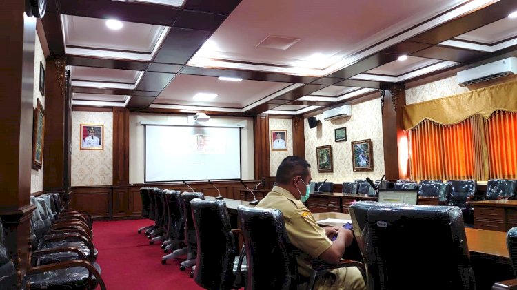 Rapat Asistensi Penyusunan RKP DBHCHT Kab. Klaten Tahun Anggaran 2023 Pasca Desk dengan Pusat 