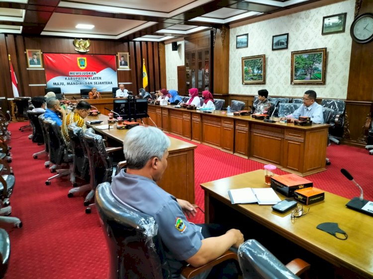Rapat Koordinasi Tim Percepatan Akses Keuangan Daerah (TPAKD) Kabupaten Klaten