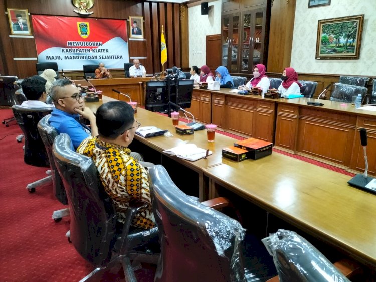 Rapat Koordinasi Tim Percepatan Akses Keuangan Daerah (TPAKD) Kabupaten Klaten