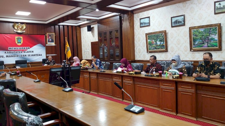 Rapat membahas Rencana Penyusunan Raperbup tentang Beras Rojolele Srinuk Kabupaten Klaten 