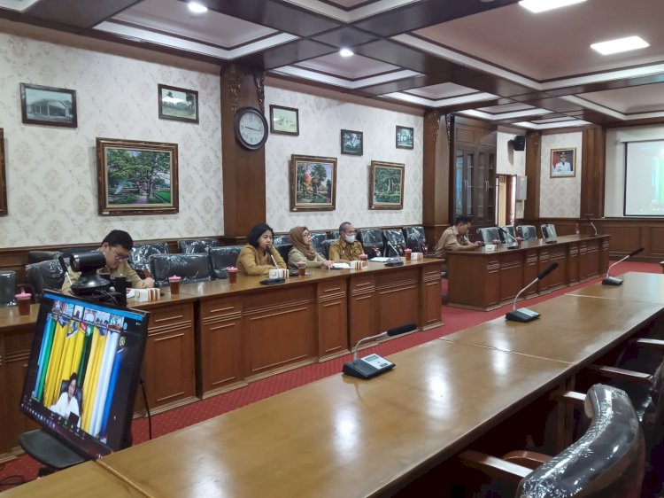 Zoom Meeting Mingguan Rakor Pengendalian Inflasi Daerah Tahun 2023 