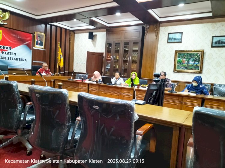 Rapat Persiapan Evaluasi Kinerja Triwulan III  Pengendalian Inflasi Kabupaten Klaten 2023 untuk Laporan BPKP DIY