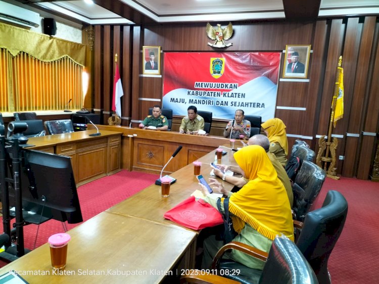 Zoom Meeting Rakor Pengendalian Inflasi Tahun 2023