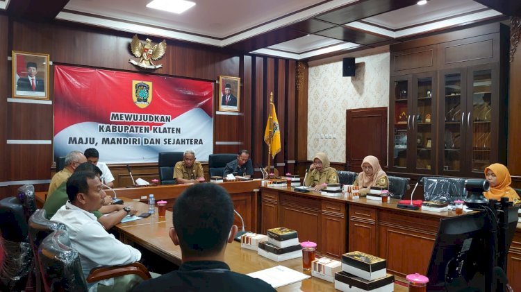 Rapat Koordinasi Pengendalian Inflasi Pangan di Kabupaten Klaten 