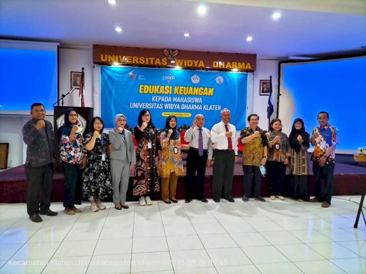 Edukasi Keuangan Kepada Mahasiswa Universitas Widya Dharma Klaten