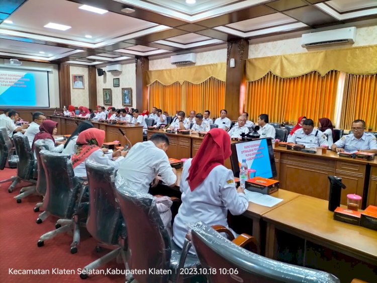 Rapat Koordinasi Optimalisasi Penyaluran Pupuk Bersubsidi di Kabupaten Klaten