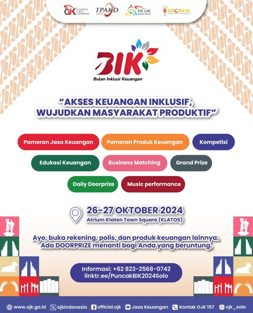 Akses Keuangan Inklusif, Wujudkan Masyarakat Produktif