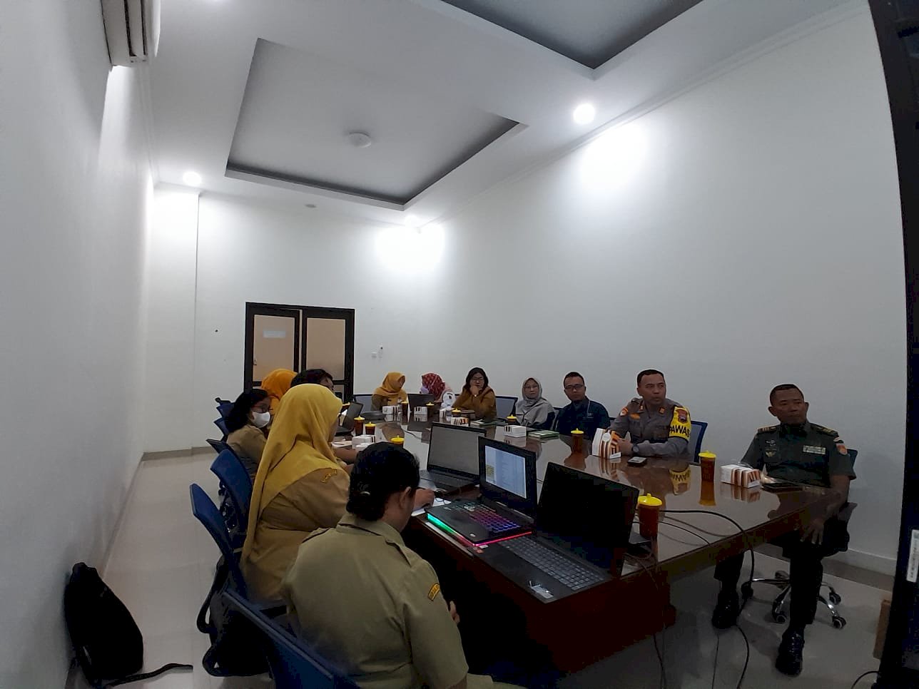 Zoom Meeting Rakor Pengendalian Inflasi Daerah Bulan November Tahun 2024