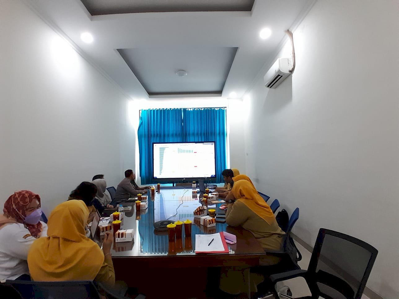 Zoom Meeting Rakor Pengendalian Inflasi Daerah Bulan November Tahun 2024