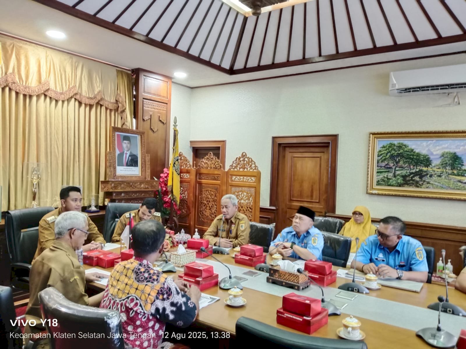 Audiensi Perumda Air Minum Tirta Merapi dengan Bupati Klaten