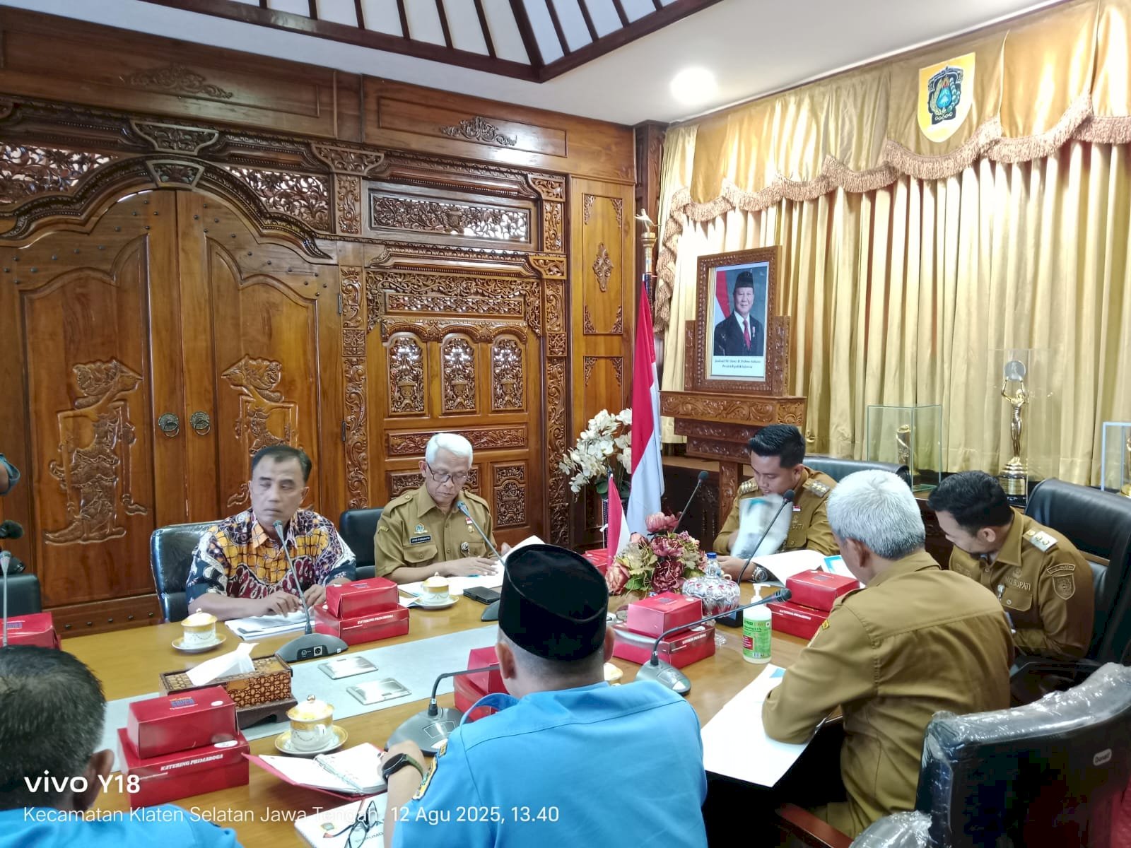 Audiensi Perumda Air Minum Tirta Merapi dengan Bupati Klaten