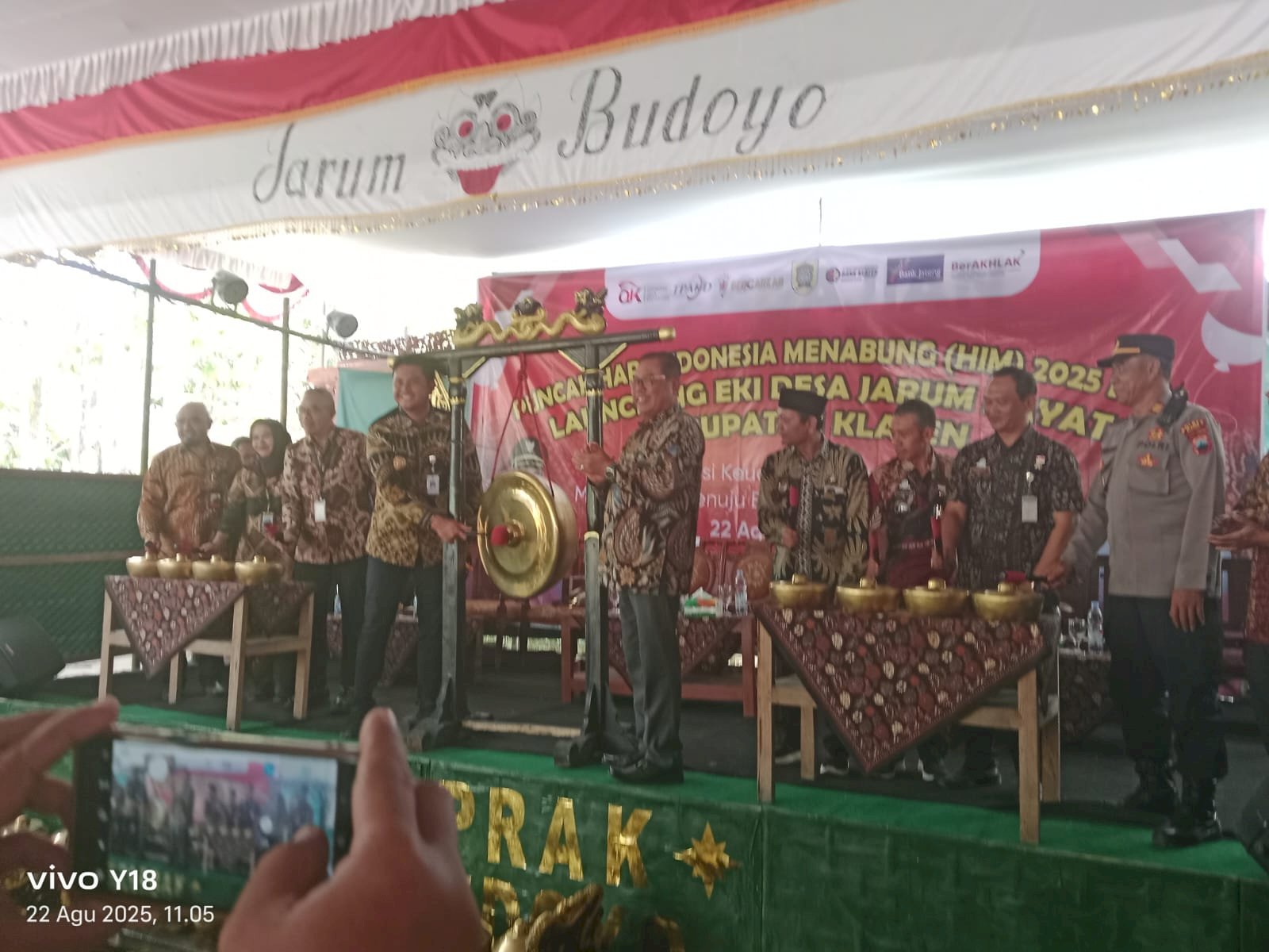 Gerakan Menabung Sebagai Budaya Baru: Peringatan Puncak Hari Indonesia Menabung (HIM) Kabupaten Klaten Tahun 2025 dan Launching EKI di Desa Jarum Bayat Klaten