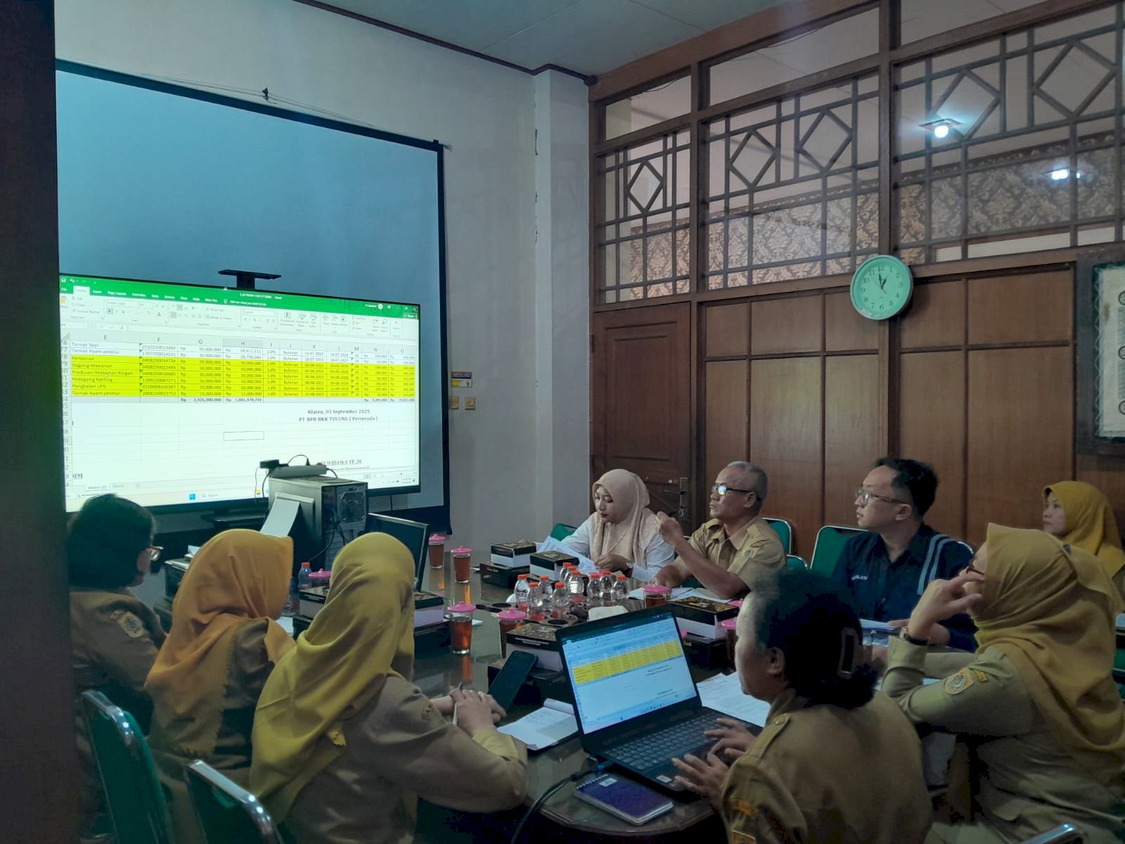  Verifikasi dan Evaluasi Pengajuan Subsidi Bunga Pinjaman  Bulan Agustus 2025
