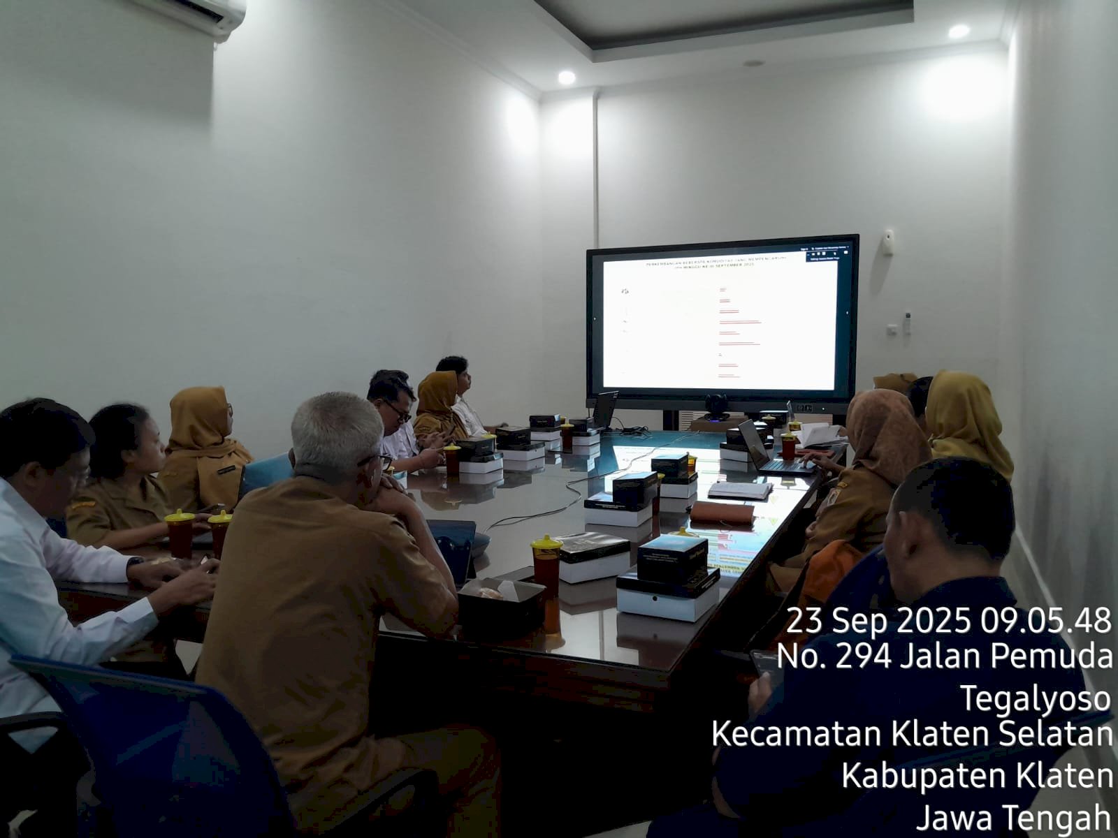 Zoom Meeting Rakornas Pengendalian Inflasi Daerah