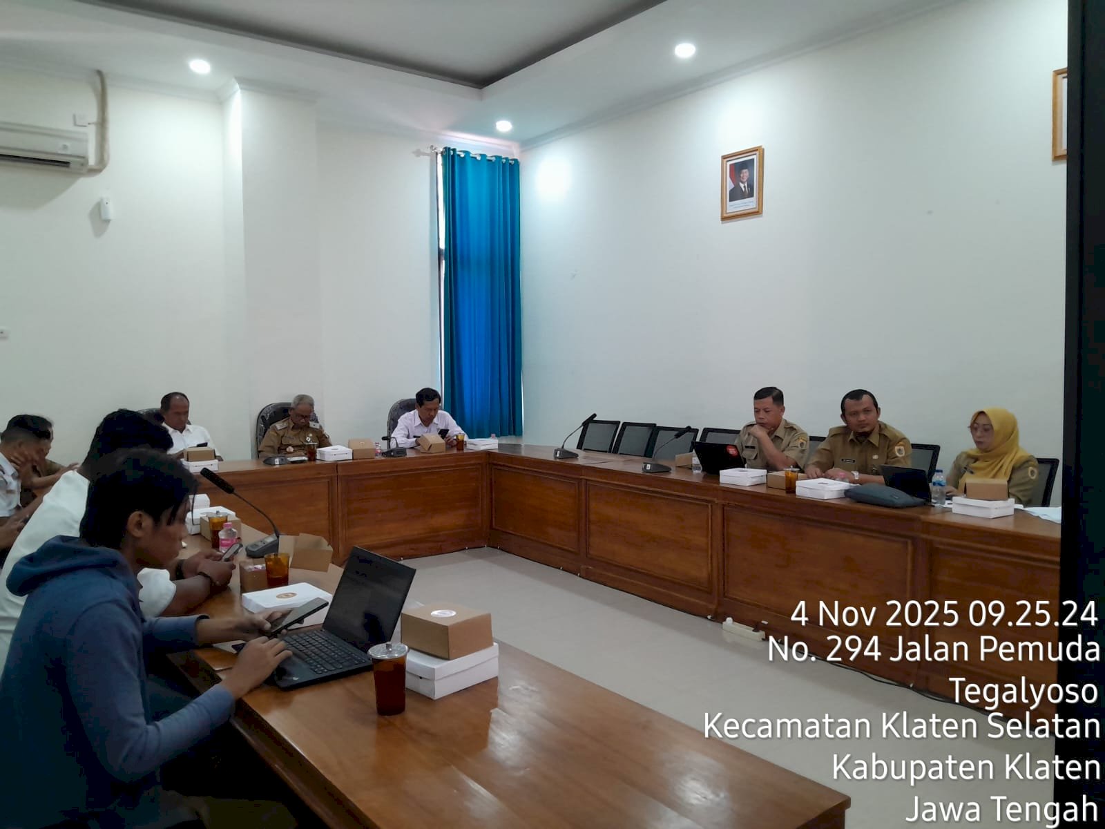 Zoom Meeting Rapat Koordinasi Pengendalian Inflasi Daerah