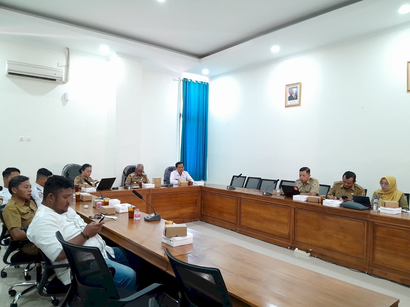 Zoom Meeting Rapat Koordinasi Pengendalian Inflasi Daerah