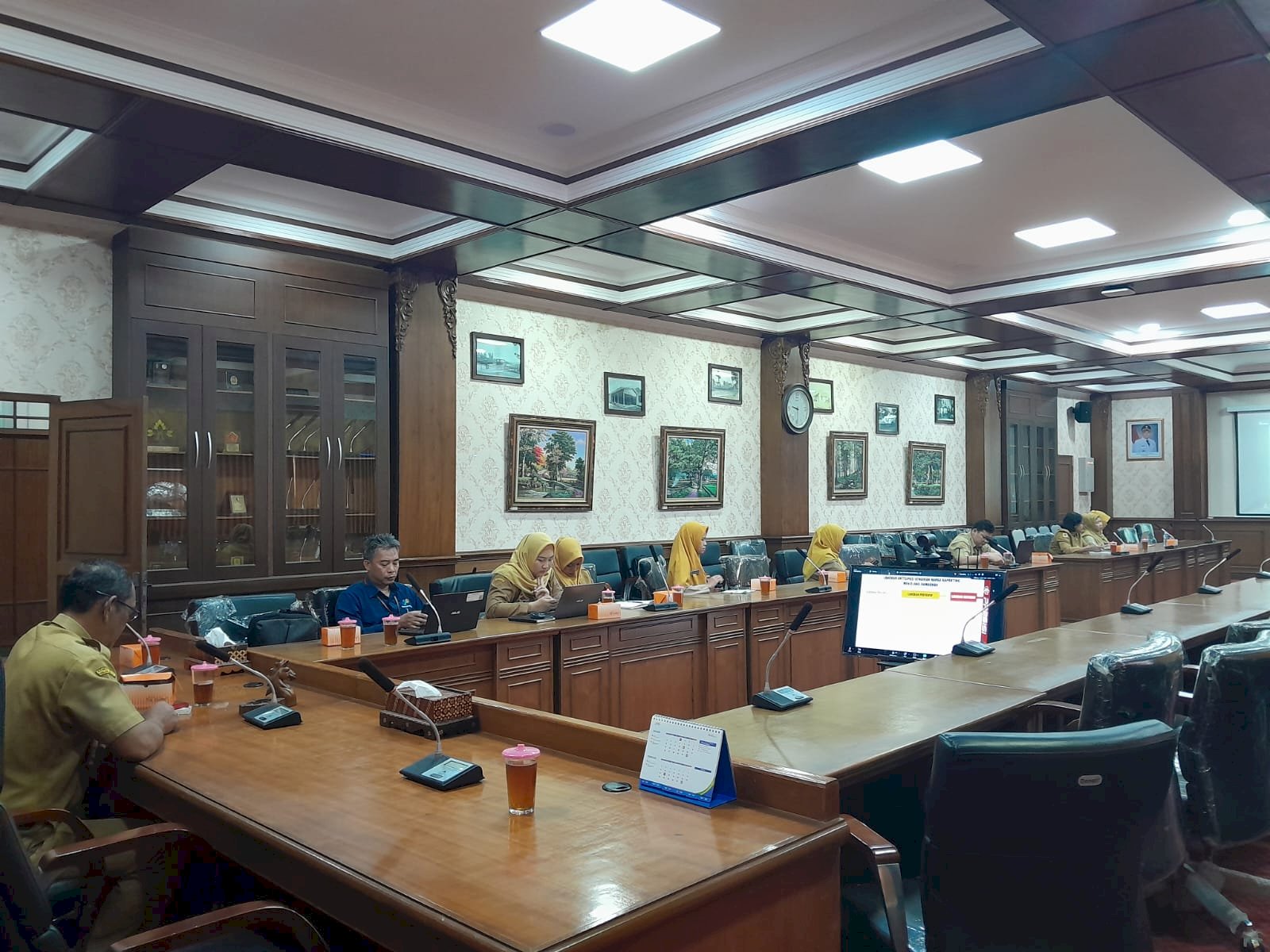 Zoom Meeting Rakor Pengendalian Inflasi Daerah Tahun 2026