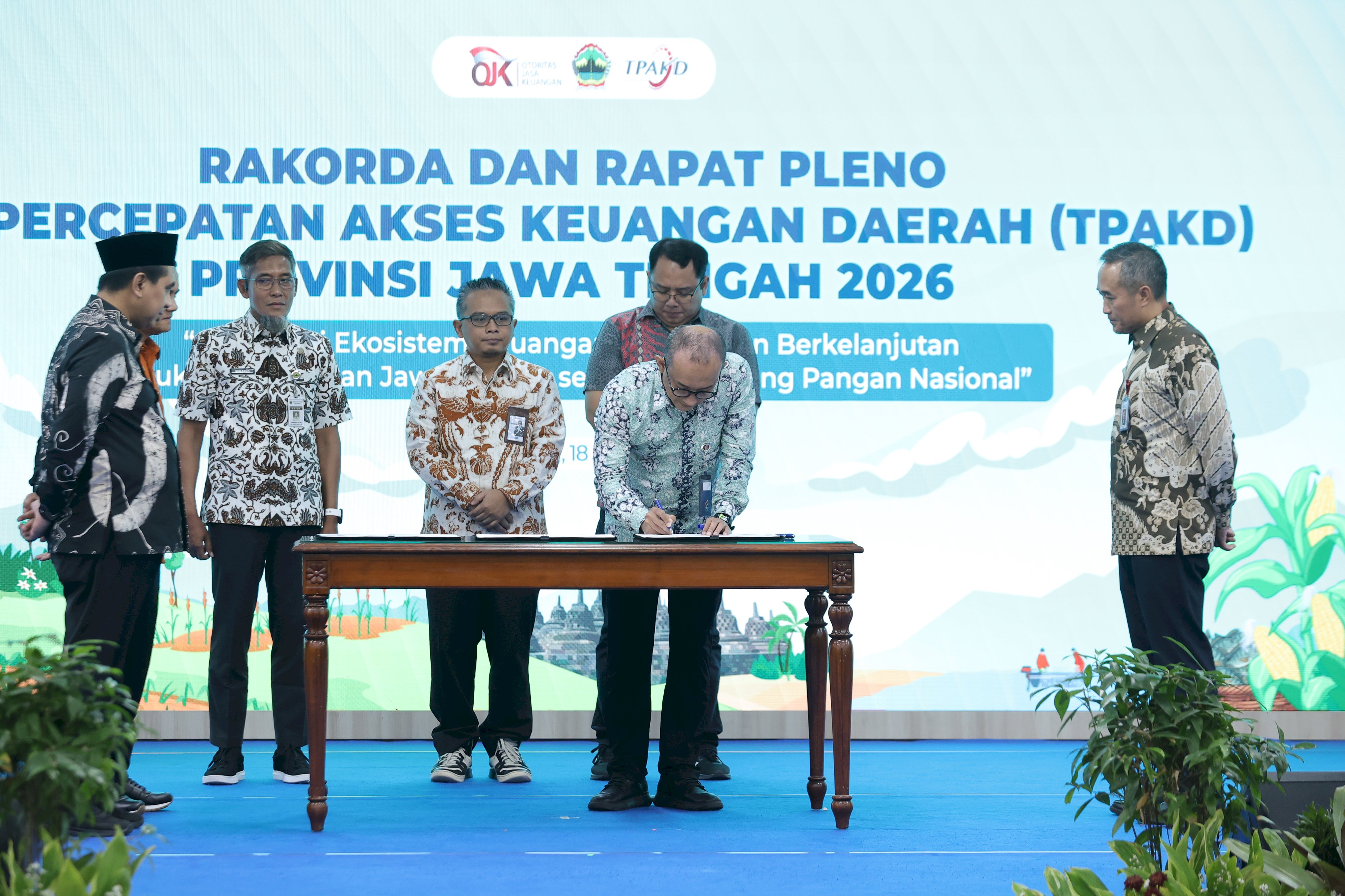 Pj. Sekretaris Daerah Kabupaten Klaten Hadiri Rapat Pleno  TPAKD Jawa Tengah 2026
