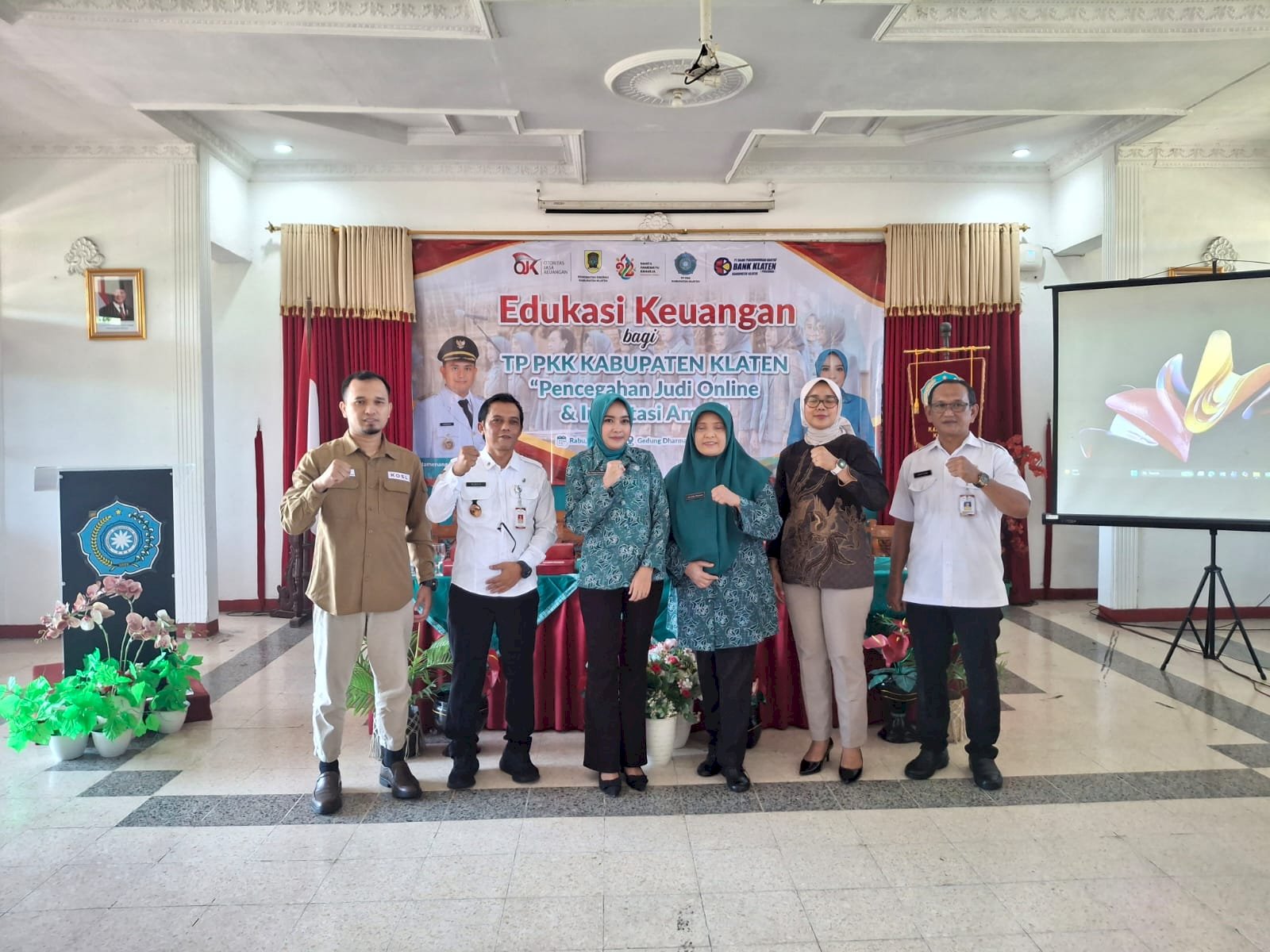 Edukasi Keuangan bagi TPP PKK Kabupaten Klaten “Pencegahan Judi Online dan Investasi”