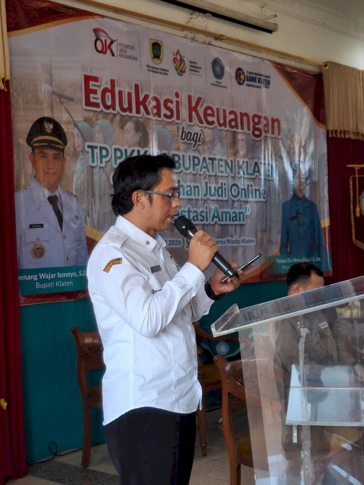 Edukasi Keuangan bagi TPP PKK Kabupaten Klaten “Pencegahan Judi Online dan Investasi”