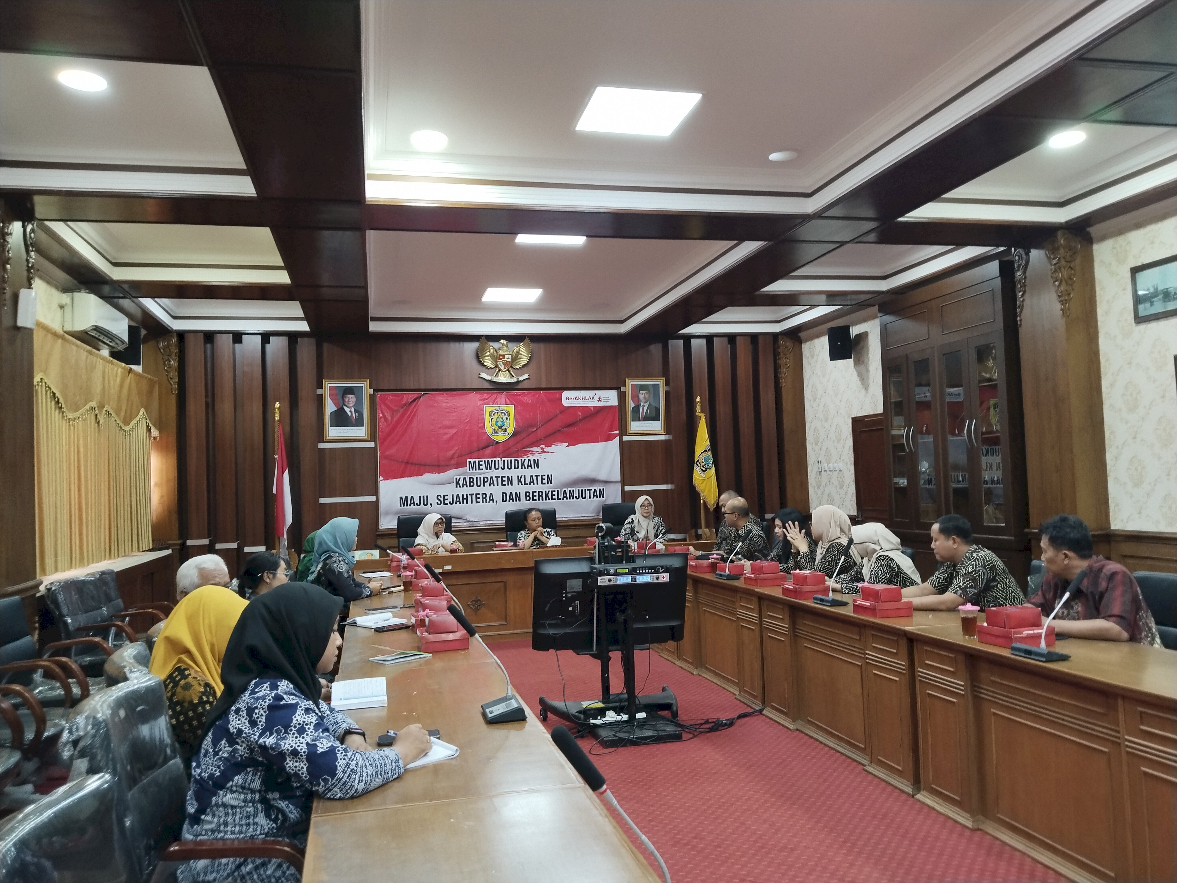 Pemerintah Kabupaten Klaten Terima Kunjungan Studi Komparasi Pemkab Pati Terkait Peningkatan Kapasitas Tata Kelola BLUD