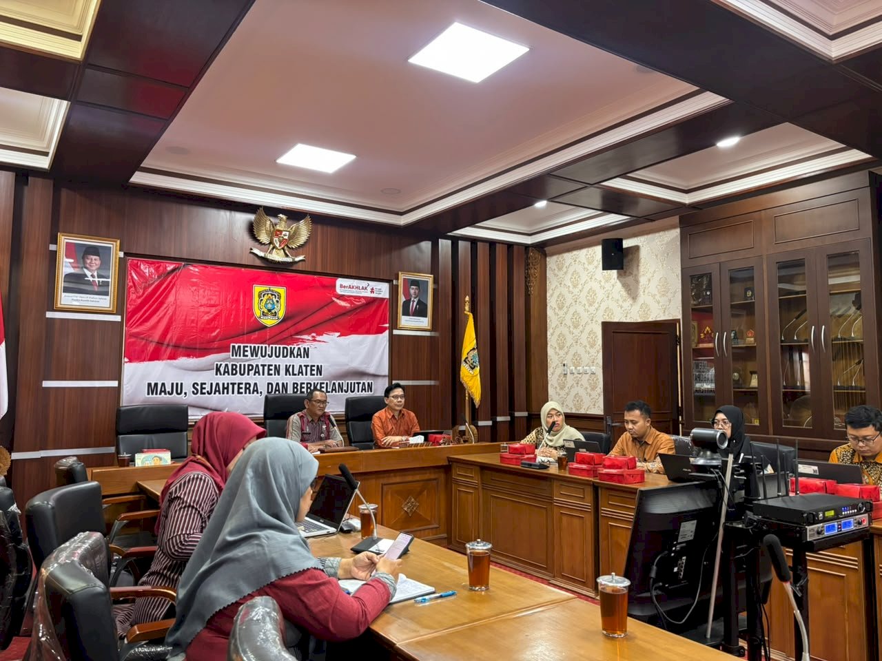 Rapat Evaluasi Bersama SPBU dan BPS: Pemkab Klaten Perkuat Akurasi Data Sensus Ekonomi dan Kelancaran Distribusi BBM