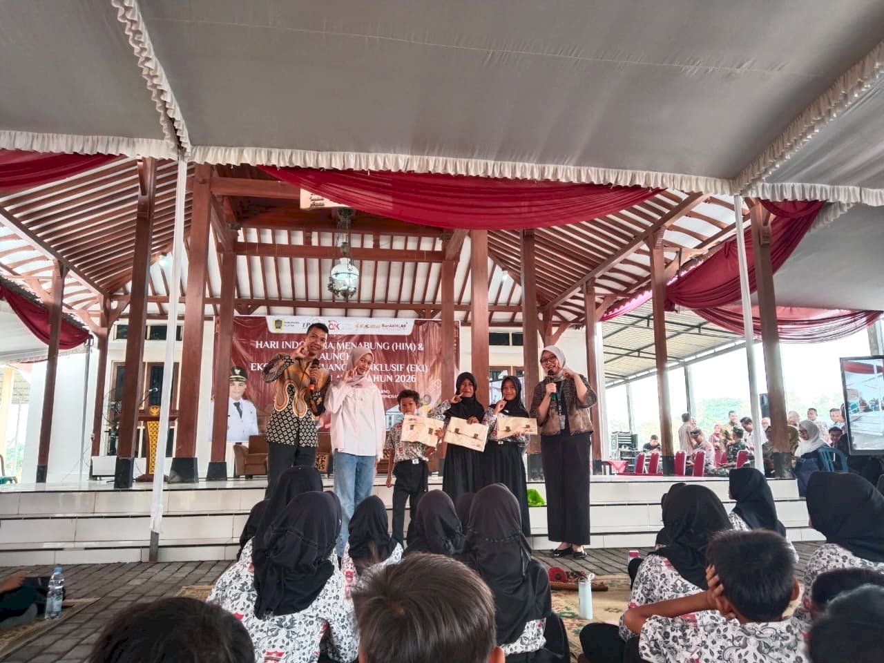 Klaten Sukses Gelar Puncak Hari Indonesia Menabung & Launching Ekosistem Keuangan Inklusif 2026 di Desa Sidowarno