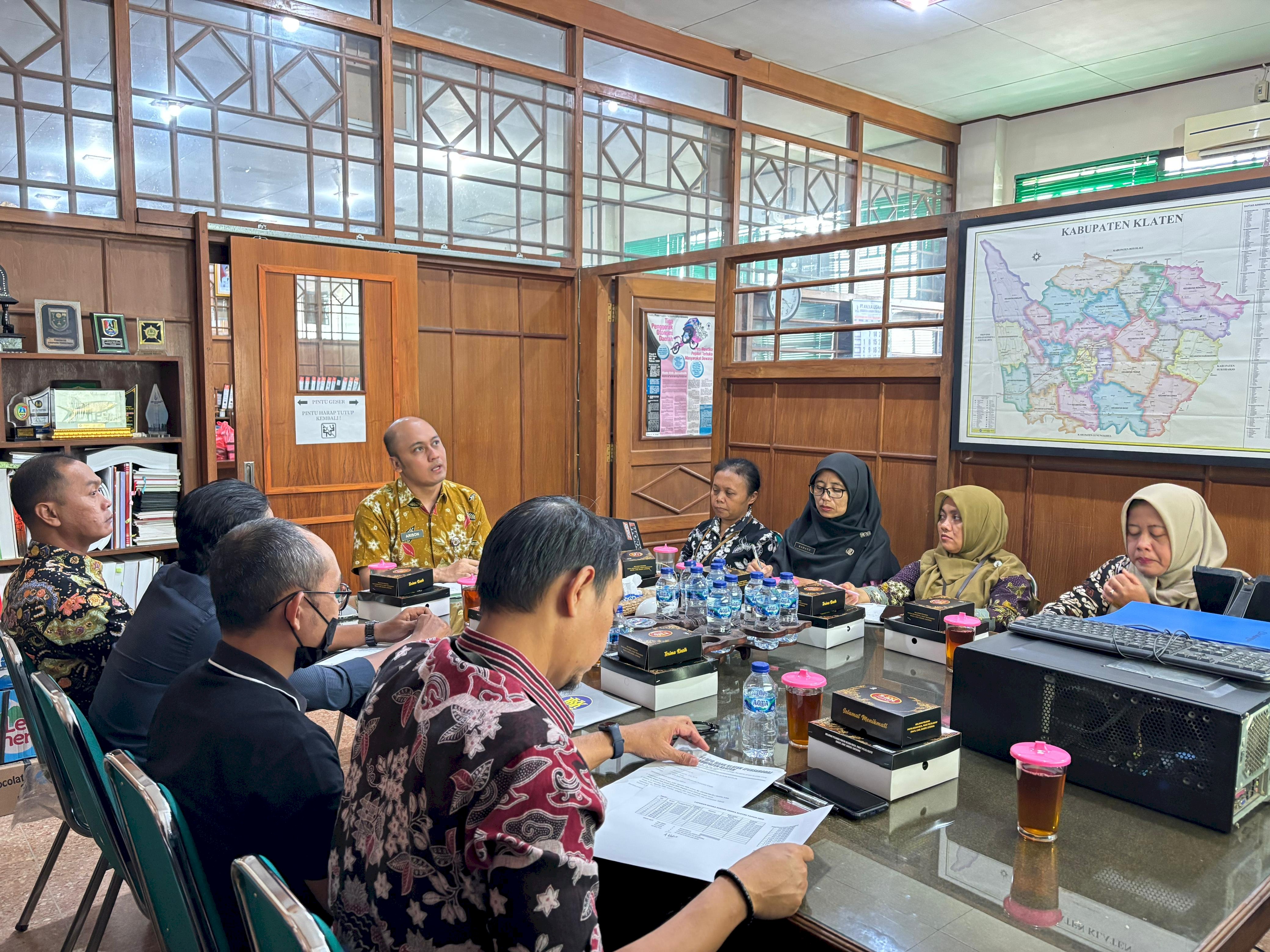 Pemerintah Kabupaten Klaten Gelar Rapat Verifikasi dan Evaluasi Subsidi Bunga Pinjaman Agustus 2026