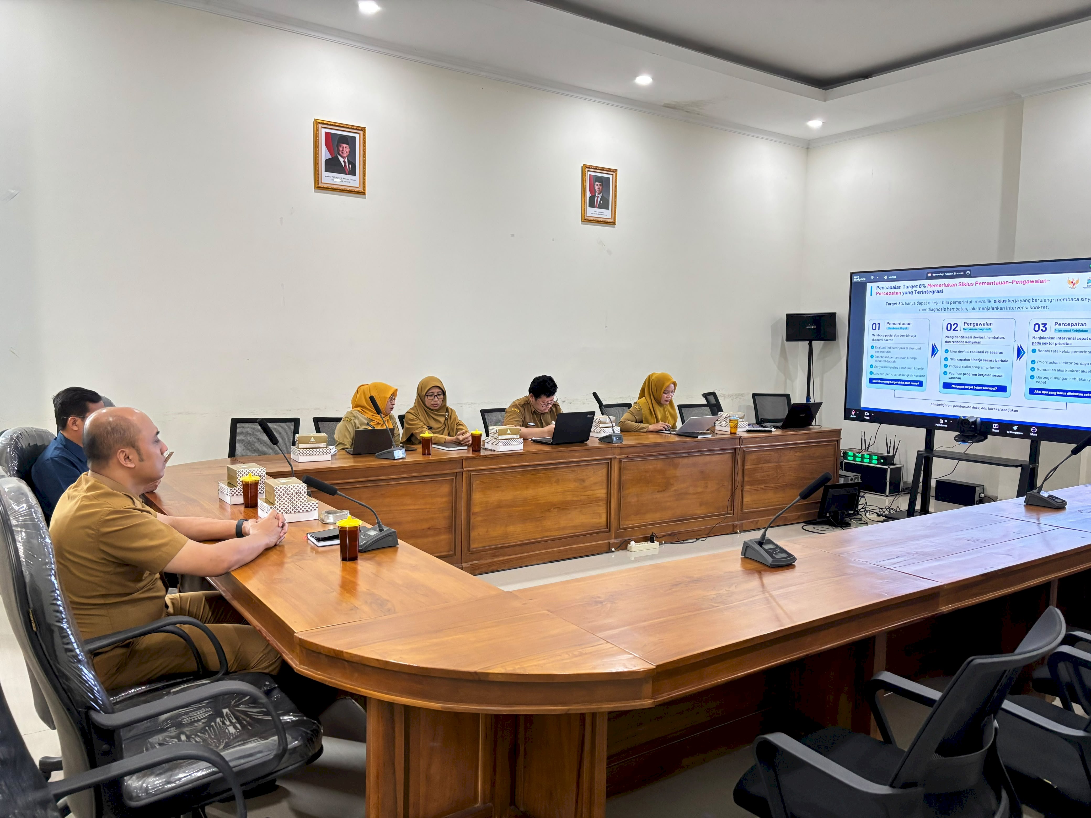 Rakor Pengendalian Inflasi Daerah Tahun 2026 Bersama Kemendagri RI melalui Zoom Meeting