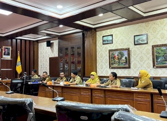 Rapat Koordinasi Pelaksanaan Program Subsidi Bunga bagi Pedagang terdampak Kebakaran Pasar Sidoarjo Bayat Kabupaten Klaten